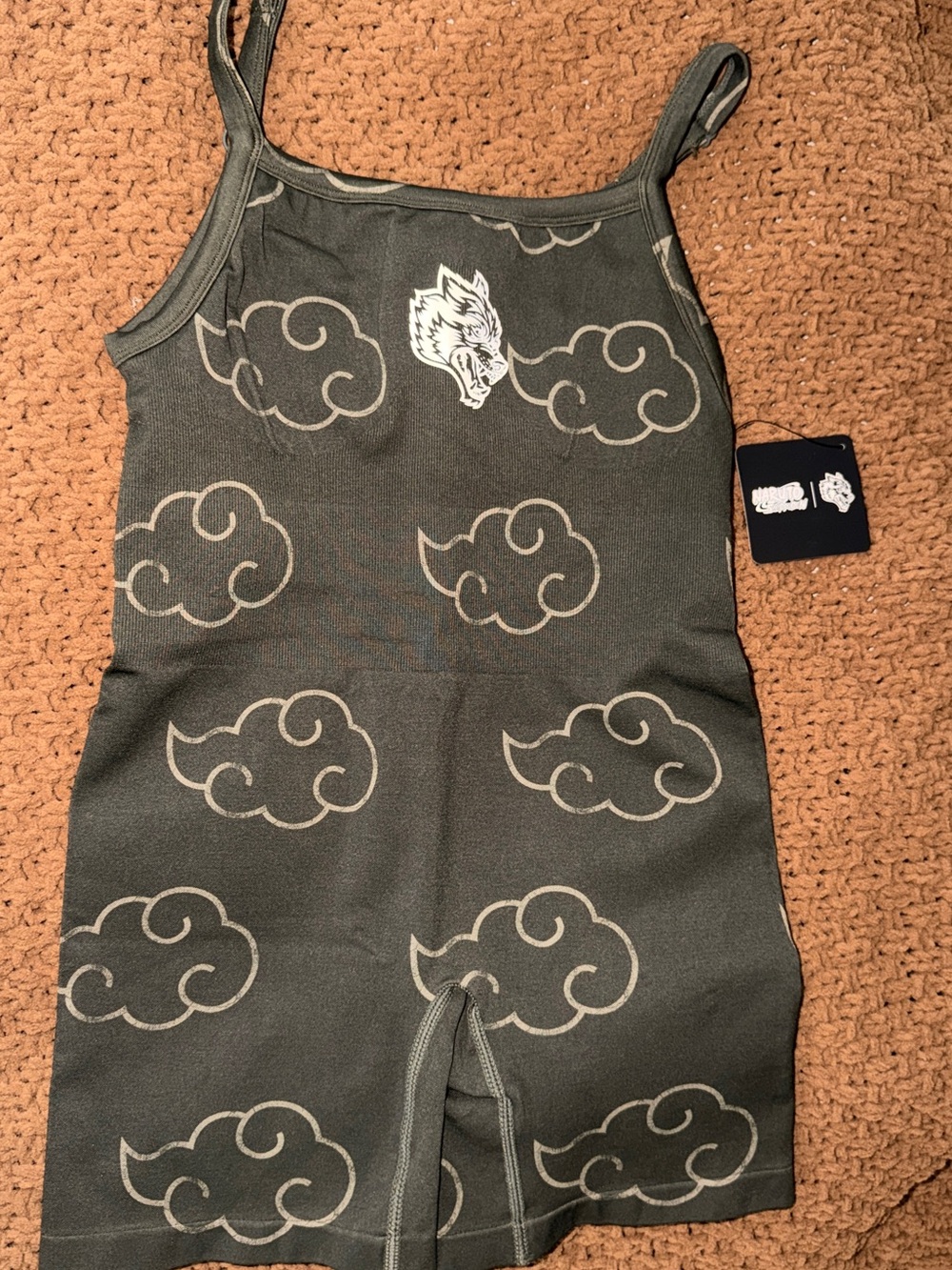 Darc Sport x Naruto Shippuden Seamless Bodysuit- Pine Green (SMALL) NWT